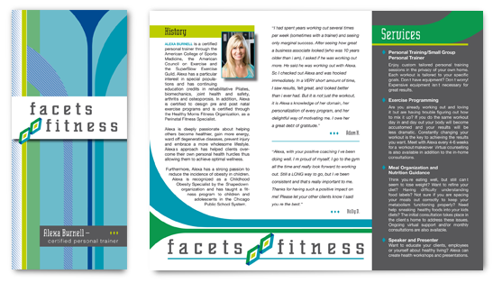 brochure facets fitness